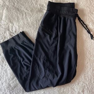 Black Yoga Joggers | Warmup Lightweight Practice Track Pants Joggers